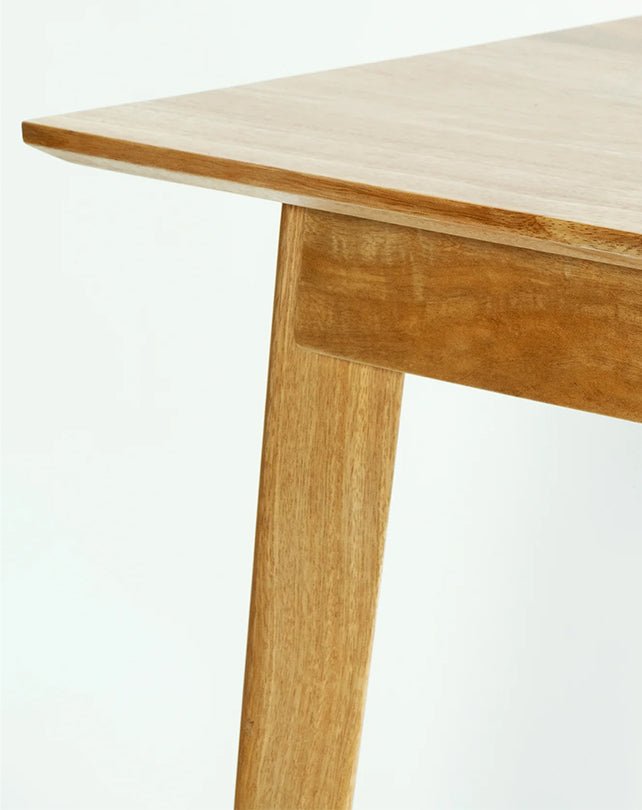Consolle in legno di mango con gambe angolate