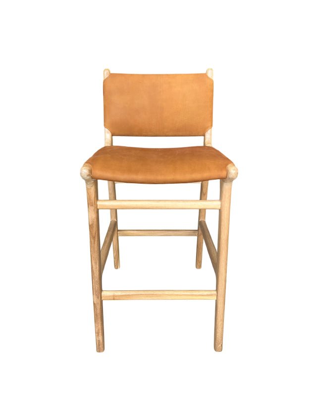 Sgabello da bancone Maya Plush con schienale
