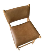 Sgabello da bancone Maya Plush con schienale