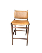 Sgabello da bancone Maya Plush con schienale