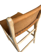 Sgabello da bancone Maya Plush con schienale