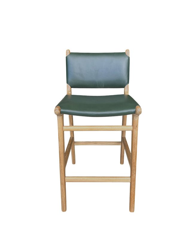 Sgabello da bancone Maya Plush con schienale