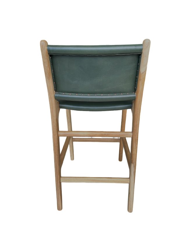 Sgabello da bancone Maya Plush con schienale