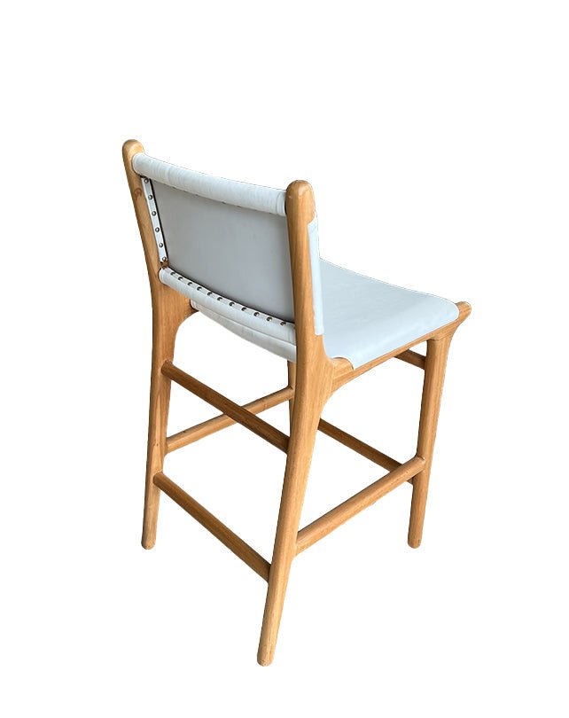 Sgabello da bancone Maya Plush con schienale