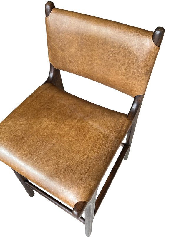 Sgabello da bancone Maya Plush con schienale