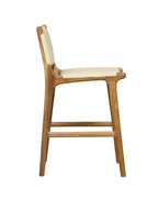 Sgabello da bancone Maya Plush con schienale