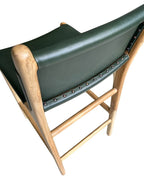 Sgabello da bancone Maya Plush con schienale