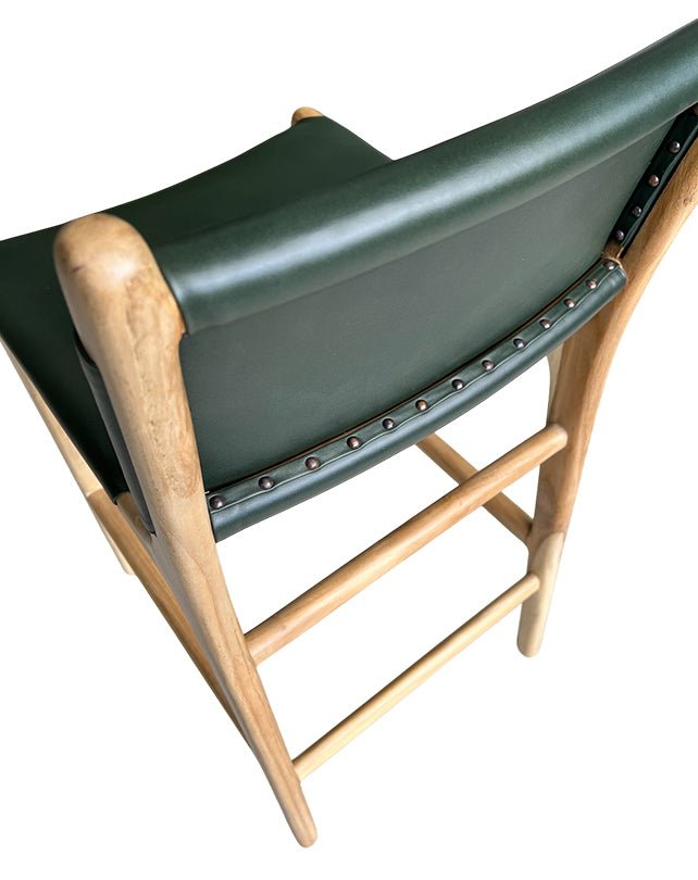 Sgabello da bancone Maya Plush con schienale