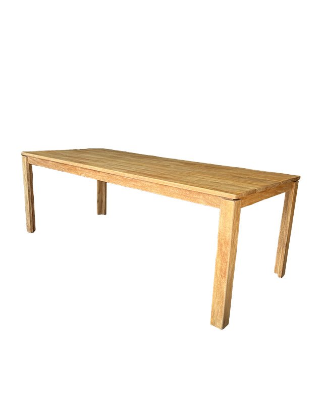 Tavolo da pranzo rettangolare in legno di mango da 220 cm