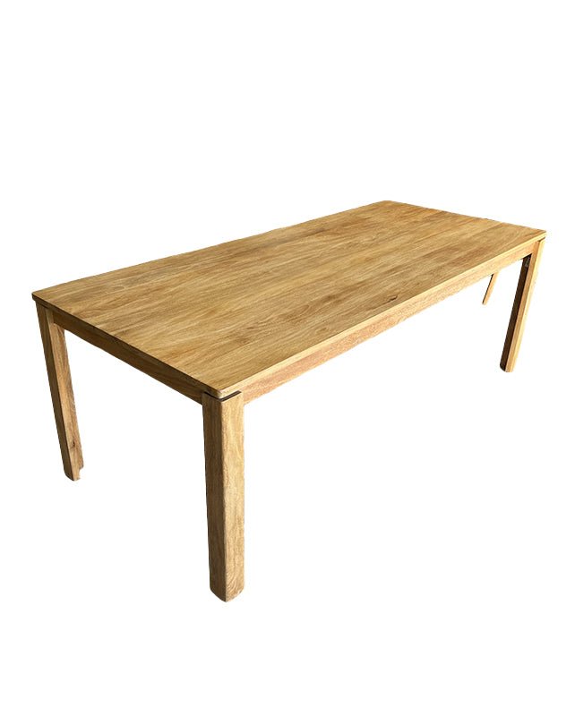 Tavolo da pranzo rettangolare in legno di mango da 220 cm